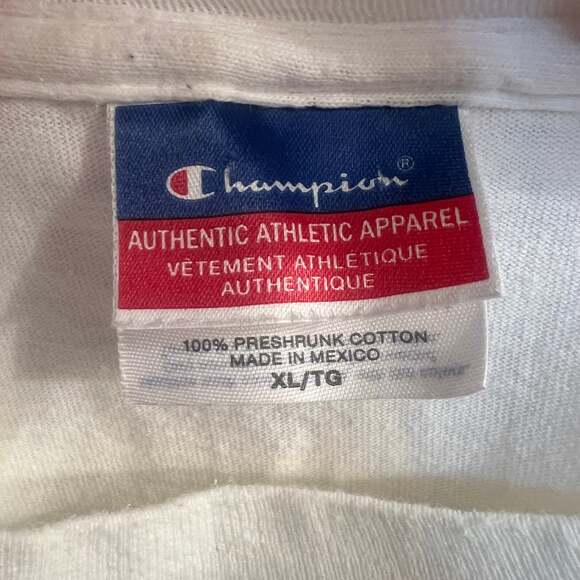 Vintage Champion Late Show With David Letterman Tee Size XL Boxy Size CBS - Picture 2 of 5